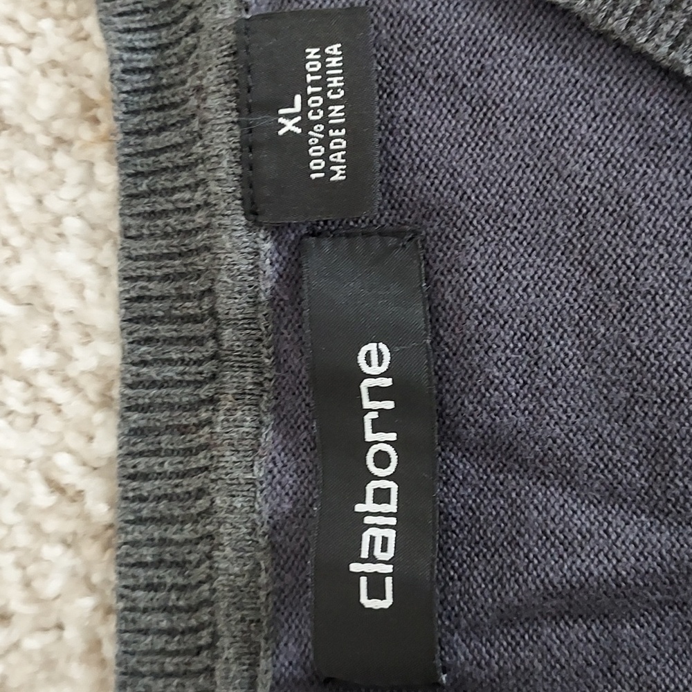 Liz Claiborne argyle sweater - Picture 3 of 4